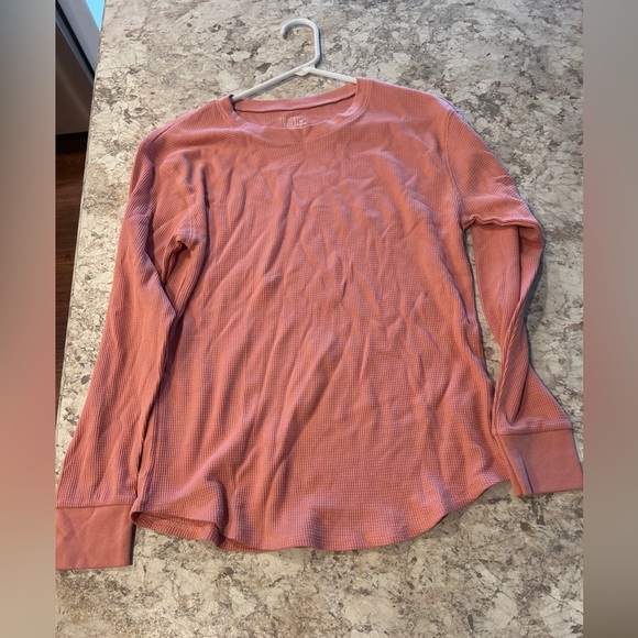 Women’s Time and Tru Waffle Shirt Long Sleeve Medium - Picture 5 of 9